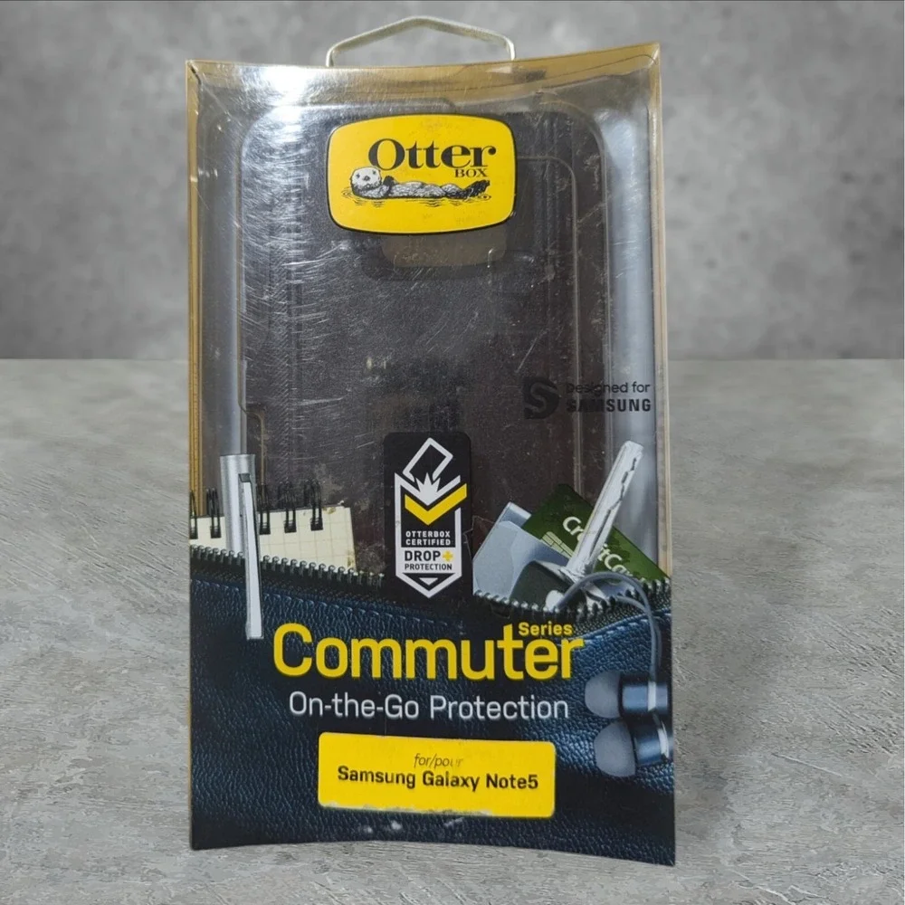 Y3. Otterbox Commuter On-the-Go Case for Samsung Galaxy Note5 Black See Descript